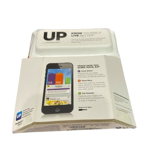 UP by Jawbone Fitness Tracker, NWT , Color: red, Size: Small, $35 - Picture 2 of 2